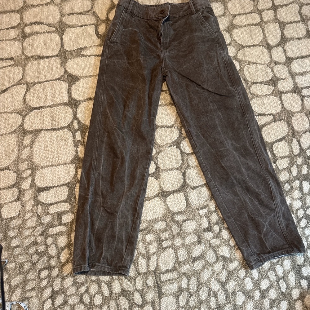 Zara Dark Brown Corduroy Pants